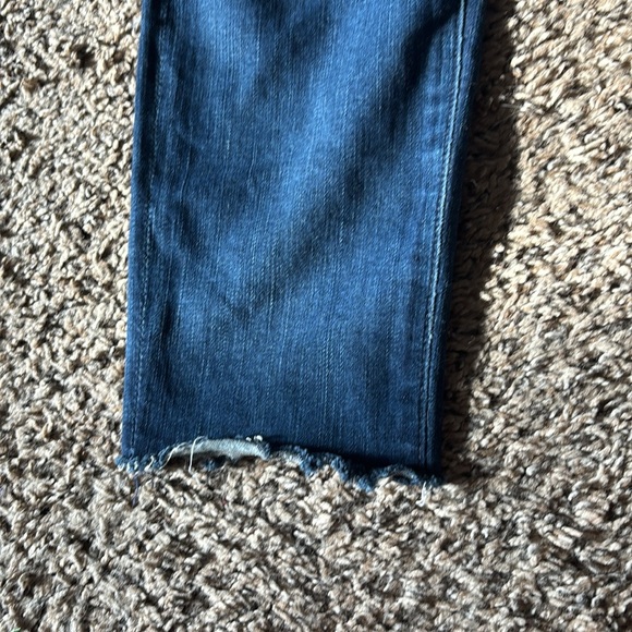 Agolde high rise cropped raw hem skinny jeans - Picture 8 of 11